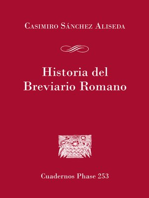 cover image of Historia del Breviario Romano